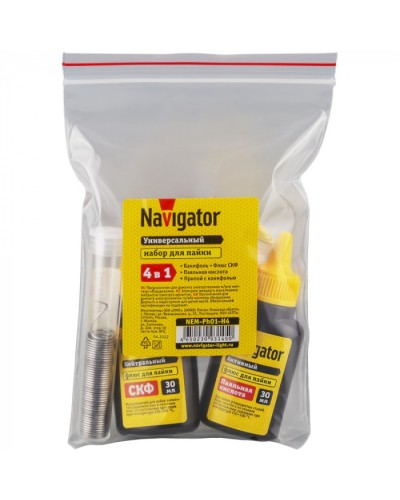 Набор для пайки Navigator 93 145 NEM-Ph01-H4 (4 шт) в Волгограде Аксессуары для кабель-канала Pintop.ru
