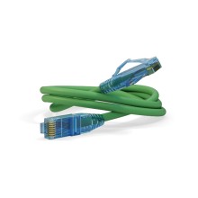 Патч-корд U/UTP Hyperline PC-LPM-UTP-RJ45-RJ45-C6-15M-LSZH-GN
