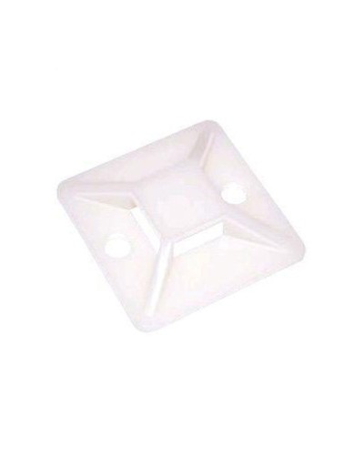 Площадка самоклеящаяся под стяжку, 20х20 мм, белая (100шт.уп) TWT-CV-ATM20 в Волгограде Расходные материалы для шкафов и стоек Pintop.ru