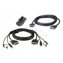 Комплект кабелей USB, DVI-D Dual Link, Dual Display для защищенного KVM-переключателя (3м) ATEN 2L-7D03UDX5
