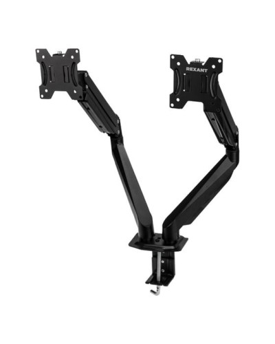 Кронштейн для двух мониторов 13-32, настольный с газлифтом, серия PROFI REXANT 38-0357 в Волгограде Системы видеонаблюдения Pintop.ru