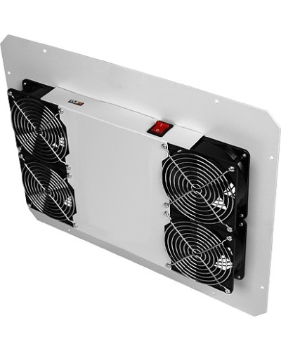 Панель вентиляционная с 4 вентиляторами TLK TLK-FAN4-BK в Волгограде Вентиляторные модули Pintop.ru