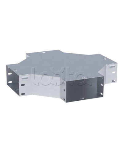 Ответвитель крестообразный 50х300-1,0 мм HDZ EKF (x5030008-1-HDZ) в Волгограде Аксессуары для лотков Pintop.ru