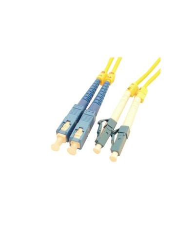 Патч-корд оптический LSZH, дуплексный, LC/UPC-SC/UPC, SM, 3м LANMASTER LAN-2LC-2SC/SU-3.0 в Волгограде Патч-корды и пигтейлы Pintop.ru