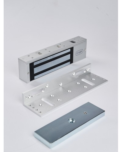 R-Lock RL-EML500-L0S - Электромагнитный замкок, 500кг, DC12/24B, цвет серебристый сатинированный алюминий RAL 7047 в Волгограде Электромагнитные замки Pintop.ru