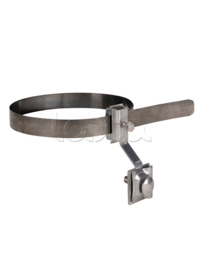 Держатель для труб универсальный D=(0-160) мм CZ, полоса нерж. сталь EKF PROxima (lp-d3001-cz) в Волгограде Монтажные материалы Pintop.ru