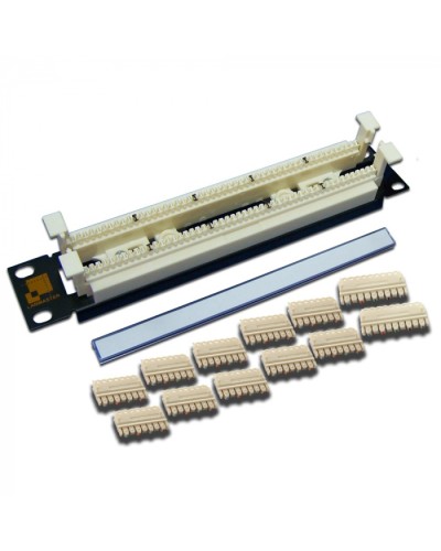 50-парный 110 кросс 10 1U, блоки в комплекте LANMASTER (LAN-RS110-50FT/10) в Волгограде Патч-панели Pintop.ru