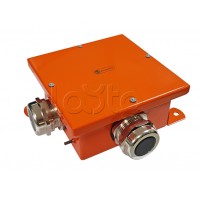 Экопласт SMB165 Коробка металл, огн. E-110,о/п 164х164х65, IP66, 4P, (0,15-2,5 мм2), оранж.