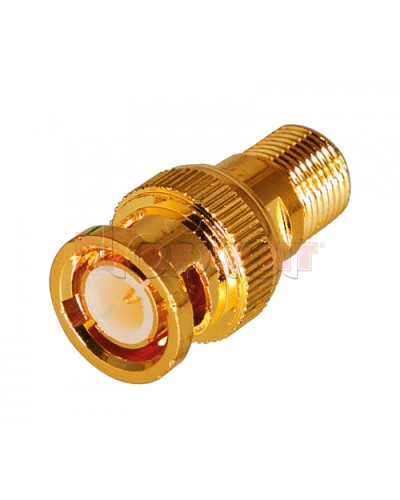 Переход гнездо F - штекер BNC GOLD (50шт/уп) PROCONNECT 05-3201-1 в Волгограде Коннекторы Pintop.ru
