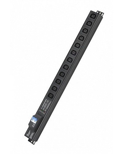 Блок распределения питания вертикальный для 19 шкафов DKC R5VIEC12CBOP в Волгограде Блоки розеток Pintop.ru