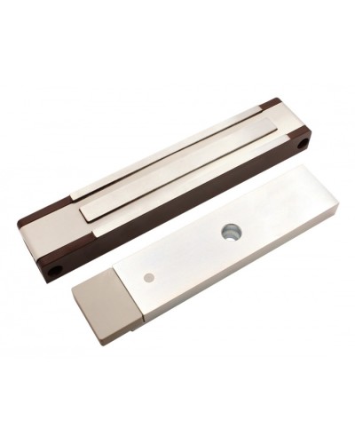 Электромагнитный замок с датчиком состояния двери ALeko ALM-400P (24В коричневый) в Волгограде Электромагнитные замки Pintop.ru