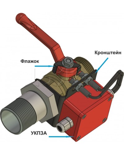 Устройство контроля положения запорной арматуры УКПЗА v2 Спецавтоматика в Волгограде Устройства контроля положения дисковых затворов Pintop.ru