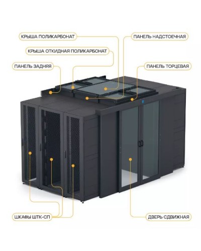 Крыша откидная поликарбонат 600 × 1030 ЭМаг 12/24В для шкафа ШТК-СП-×.6.× ЦМО ЦОД-СП-КОП-НО-600.1030-9005 в Волгограде Аксессуары для стоек и шкафов Pintop.ru