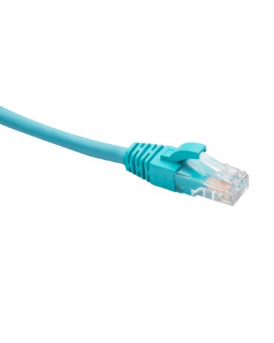 Шнур коммутационный U/UTP категория 5e LSZH нг(А)-HF 1,5 м, бирюзовый Datarex DR-181608 в Волгограде Патчкорды (медные) Pintop.ru