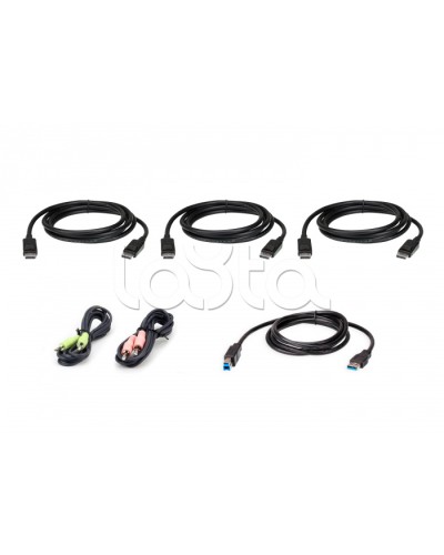 Комплект KVM-кабелей USB DisplayPort Triple Display (1.8м) ATEN 2L-7D02UDPX6 в Волгограде Видеоусилители, Модуляторы, Делители Pintop.ru