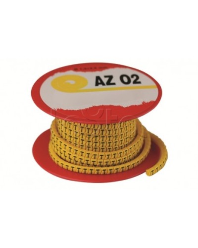 Колечко маркировочное N, 4-8мм. черное на желтом DKC AZS4NNBY в Волгограде Аксессуары для кабель-канала Pintop.ru