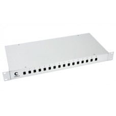 Бокс оптический 19" на 16 SC/LC портов Cabeus FO-19-16SC