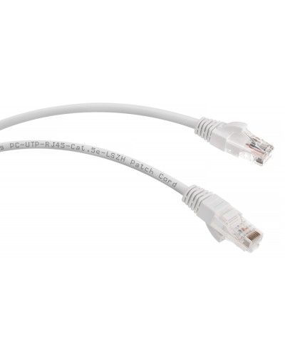 Патч-корд медный U/UTP кат.5е (1м) LSZH (белый) Cabeus PC-UTP-RJ45-Cat.5e-1m-WH-LSZH в Волгограде Патчкорды (медные) Pintop.ru