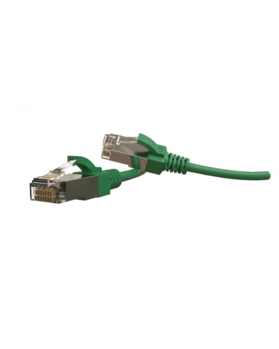 Патч-корд S/FTP Hyperline (PC-LPT-SFTP-RJ45-RJ45-C6-2M-LSZH-GN) в Волгограде Патчкорды (медные) Pintop.ru