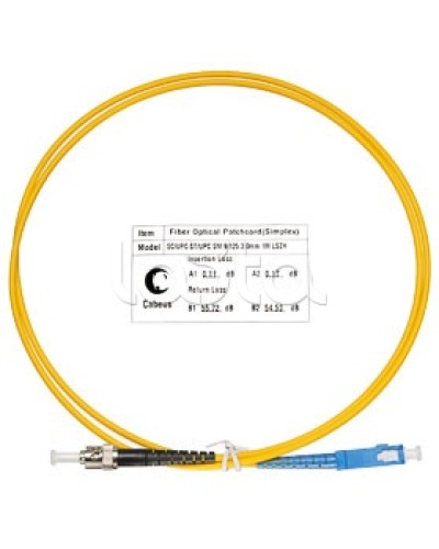 Патч-корд волоконно-оптический SM 9/125 simplex SC-ST LSZH (1 м) Cabeus FOP(s)-9-SC-ST-1m в Волгограде Патч-корды оптические Pintop.ru