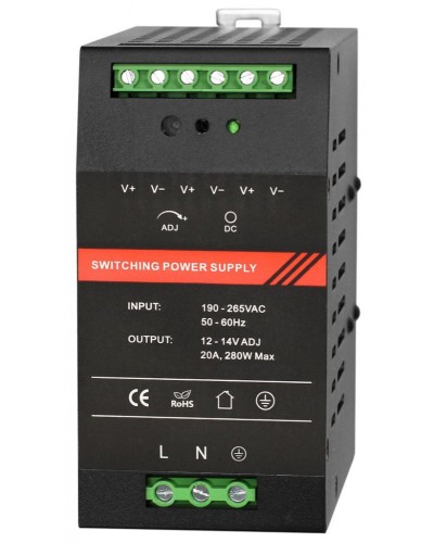 Блок питания Smartec ST-PS120DDU-BK в Волгограде Дополнительное оборудование для СКУД Pintop.ru