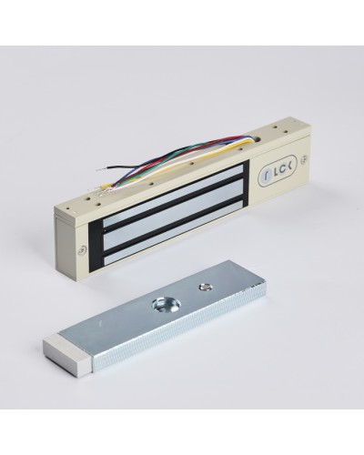 R-Lock RL-EM180-0SG - Электромагнитный замкок, 180кг, DC12/24B, цвет серый, RAL7032 (галечный серый), два датчика втроены в корпус замка: датчик Холла и магнито-контактный датчик в Волгограде Электромагнитные замки Pintop.ru