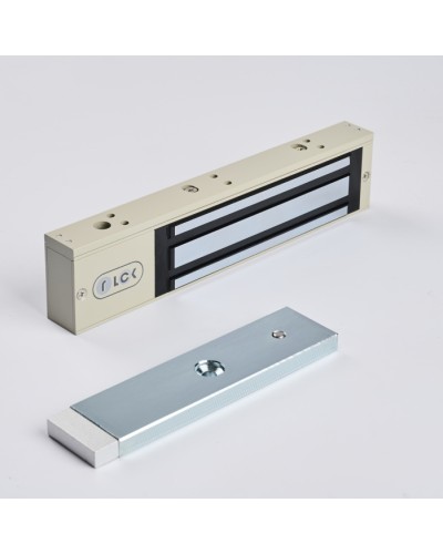 R-Lock RL-EM280-LSG - Электромагнитный замкок, 280кг, DC12/24B, цвет серый, RAL7032 (галечный серый), два датчика втроены в корпус замка: датчик Холла и магнито-контактный датчик в Волгограде Электромагнитные замки Pintop.ru