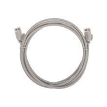 Патч-корд U/UTP, CAT 6A (10G), RJ45-RJ45, 28AWG, LSZH, серый, 2м REXANT 02-0380-2