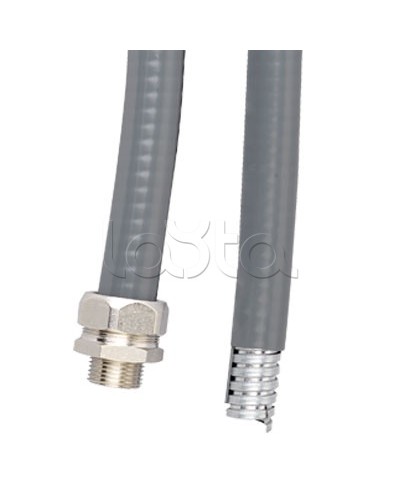 Металлорукав DN 20мм в гладкой EVA изоляции, Dвн 20,5 мм, Dнар 27,0, IP66, 50 м, цвет серый DKC 607E022 в Волгограде Металлорукав Pintop.ru