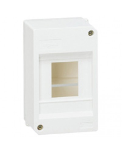 Щиток накладной Mini S 4 модуля белый Legrand 001357 в Волгограде Боксы для автоматов Pintop.ru