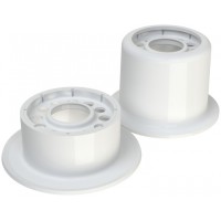 Спецавтоматика Устройство углубленного монтажа водяных оросителейс удлиненным патроном (L46 мм), цвет- белый (RAL 9016), с пластиковым держателем с отверстиями