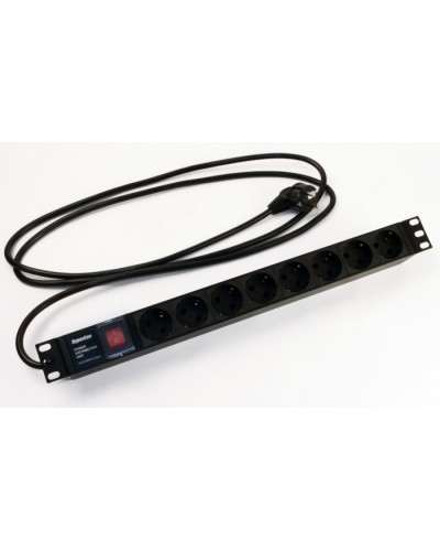 Блок розеток Hyperline SHE19-8SH-S-2.5EU в Волгограде Блоки розеток Pintop.ru