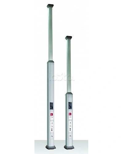 Колонна алюминиевая, 1.5 - 3м, цвет чёрный DKC 09583 в Волгограде Аксессуары для стоек и шкафов Pintop.ru